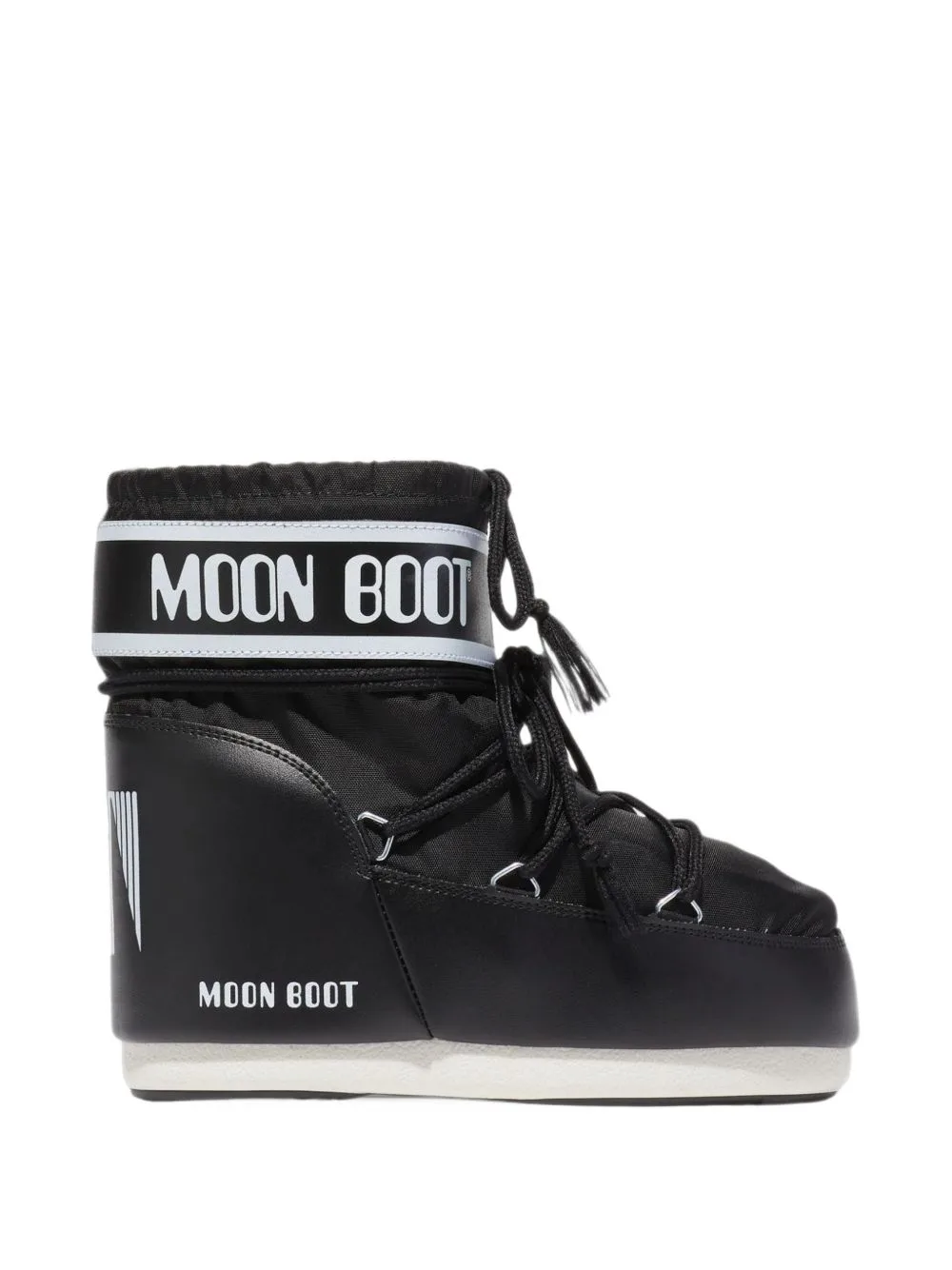 Icon Low Black Nylon Boots by Moon Boot