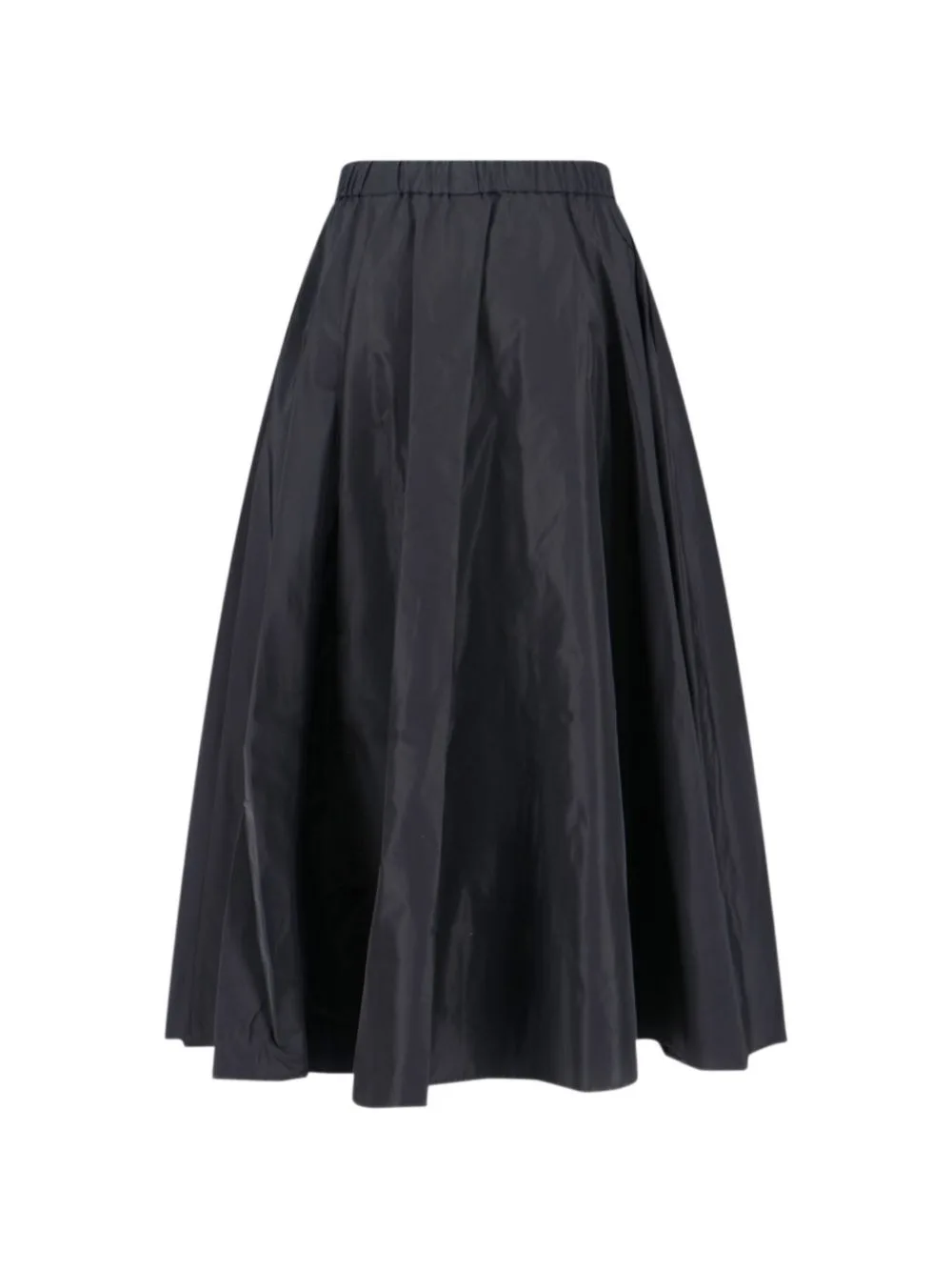 Unlined Technical Polyester Skirt by ASPESI