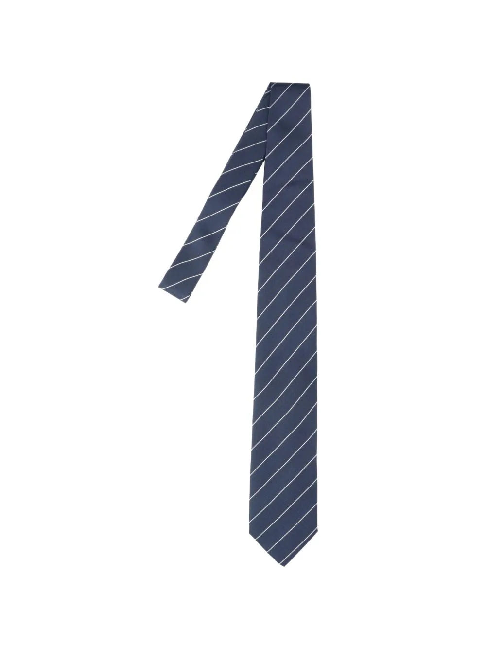 Diagonal-Stripe Silk Tie by Lardini