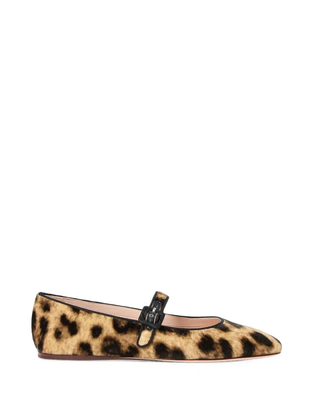 Mary Jane Leopard-Print Ballet Flats by Loeffler Randall