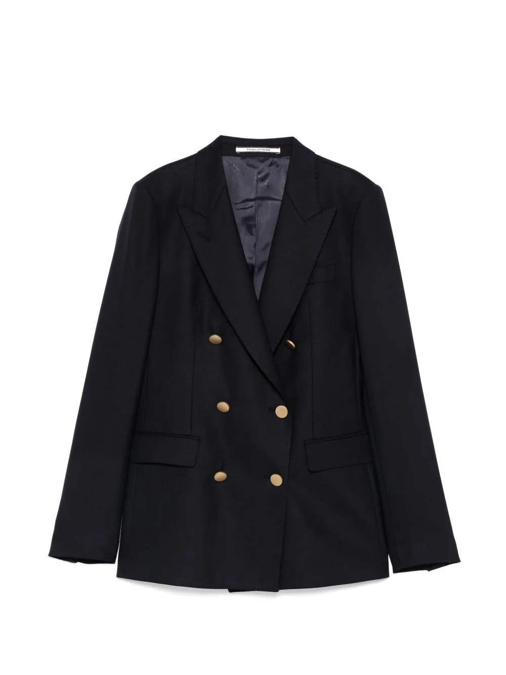 Double-Breasted Peak-Lapel Jacket