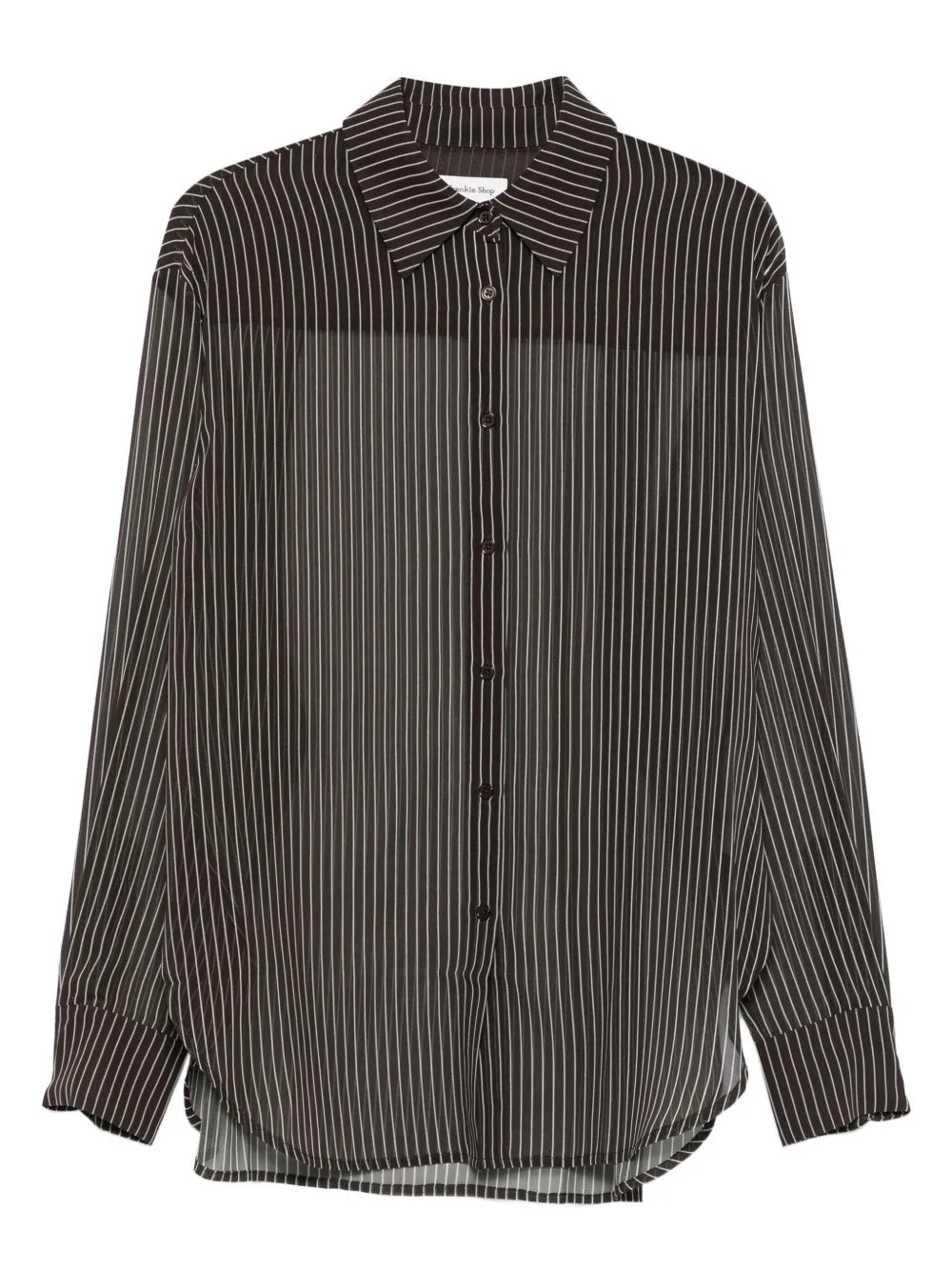 Striped Button-Fastening Shirt by The Frankie Shop