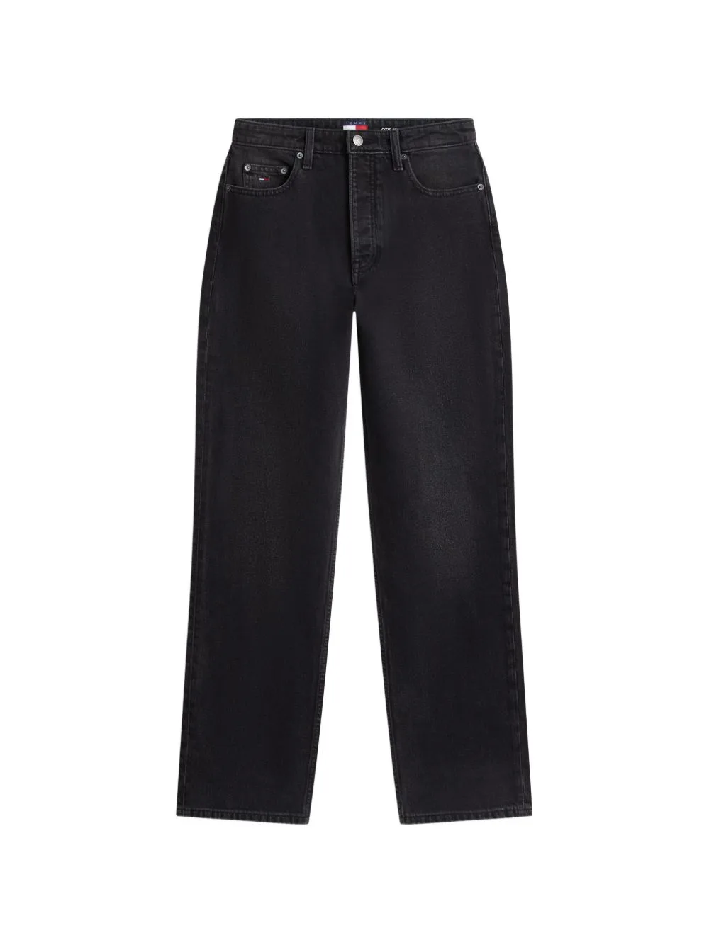 Faded-Effect Logo-Patch Jeans by Tommy Hilfiger
