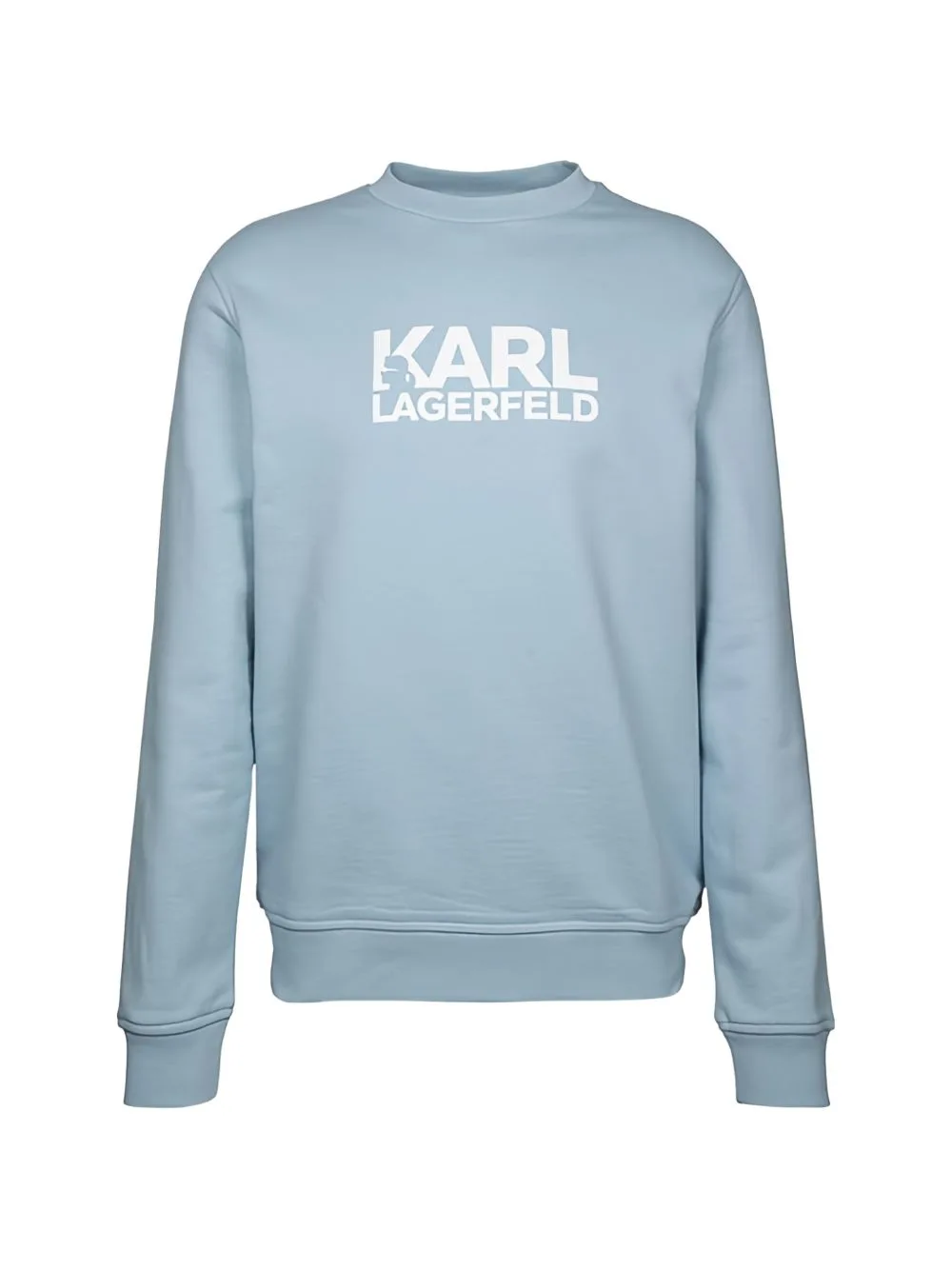 Logo-Print Crew-Neck Sweater by Karl Lagerfeld