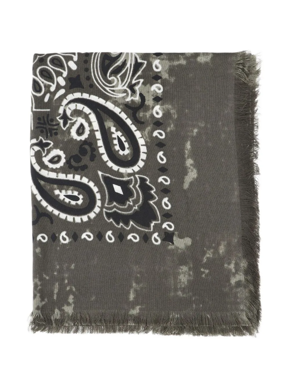 Paisley-Print Frayed Scarf by Destin