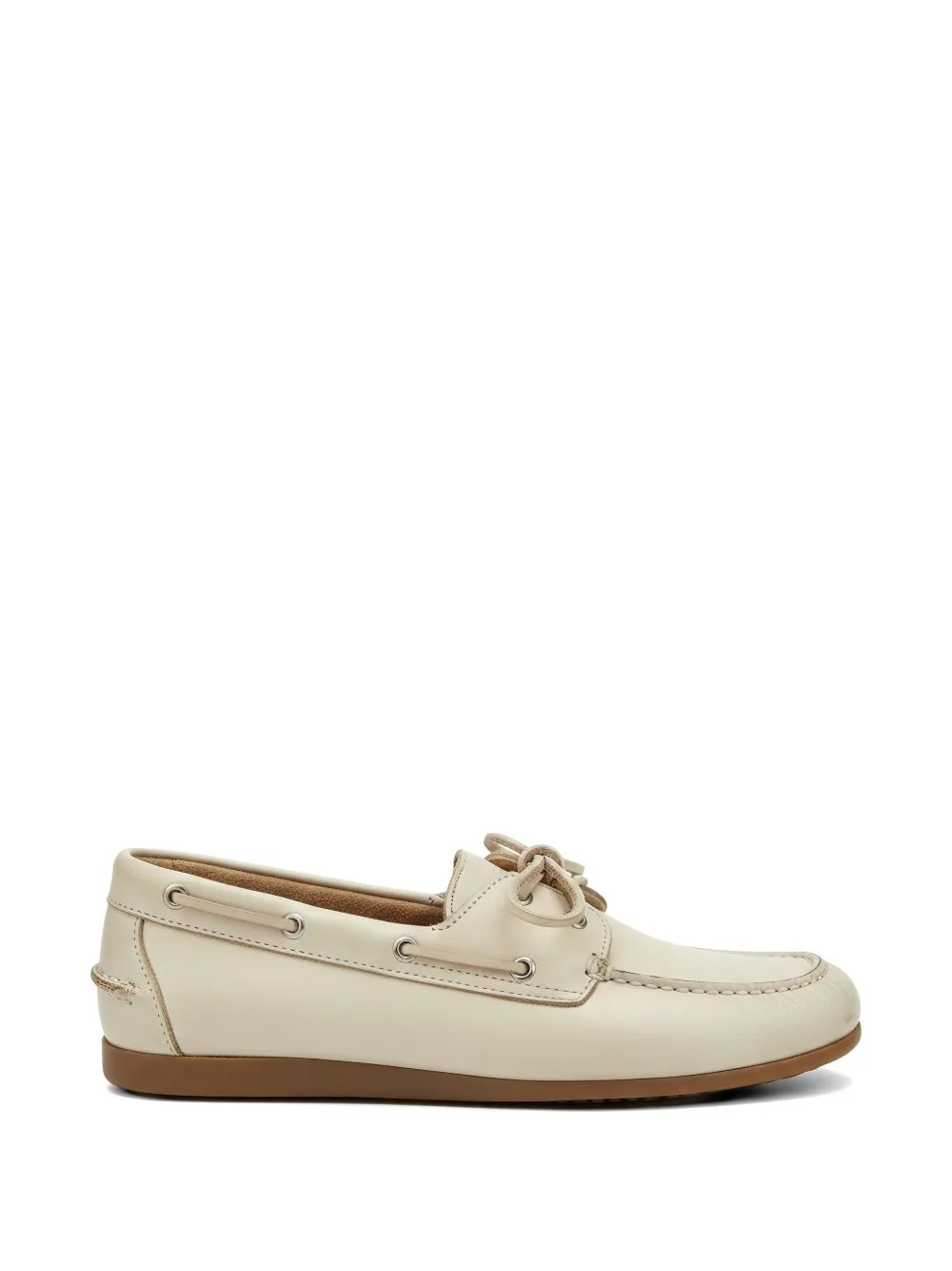 Brushed-Leather Loafers
