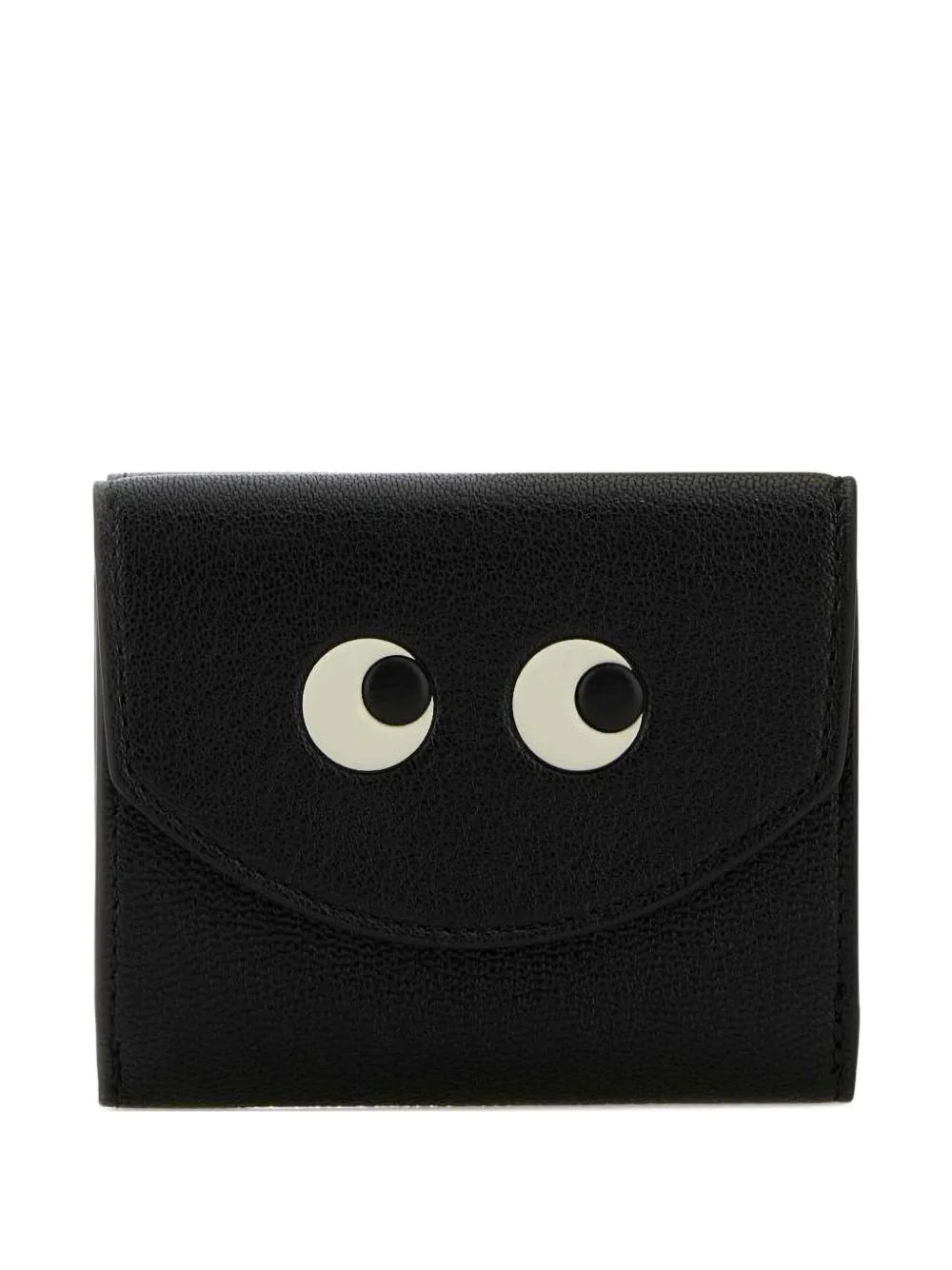 Grained-Leather Eyes Wallet by Anya Hindmarch