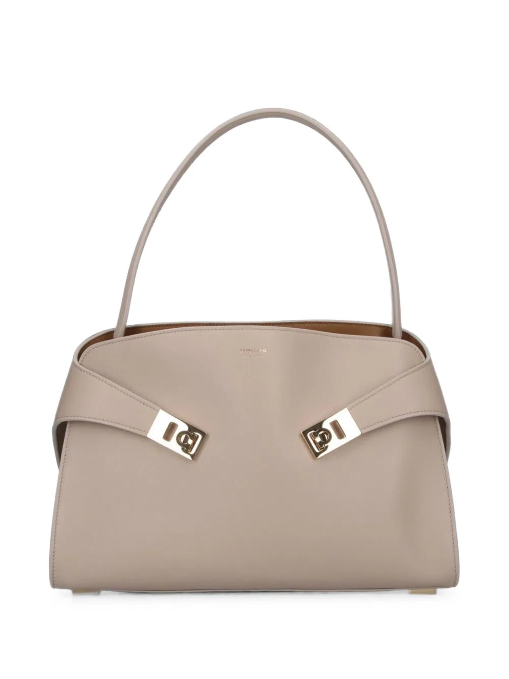 Hug Soft Bicolor Shoulder Bag (m) by Ferragamo