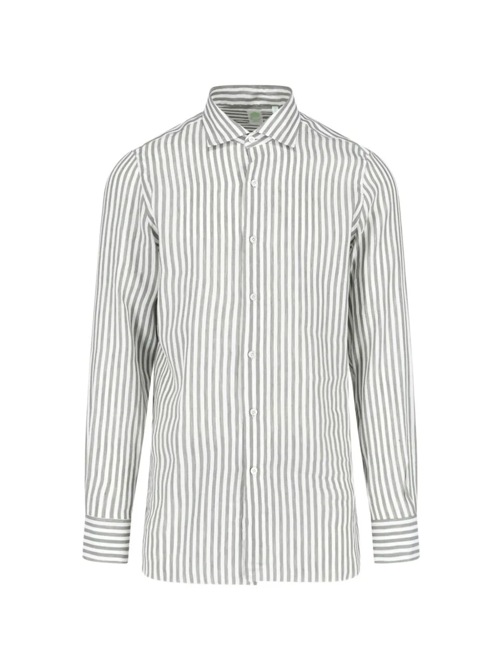 Vertical-Stripe Long-Sleeve Shirt by Finamore 1925 Napoli