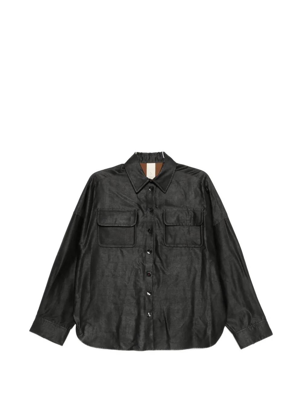 Flap-Pocket Buttoned Shirt by SOH