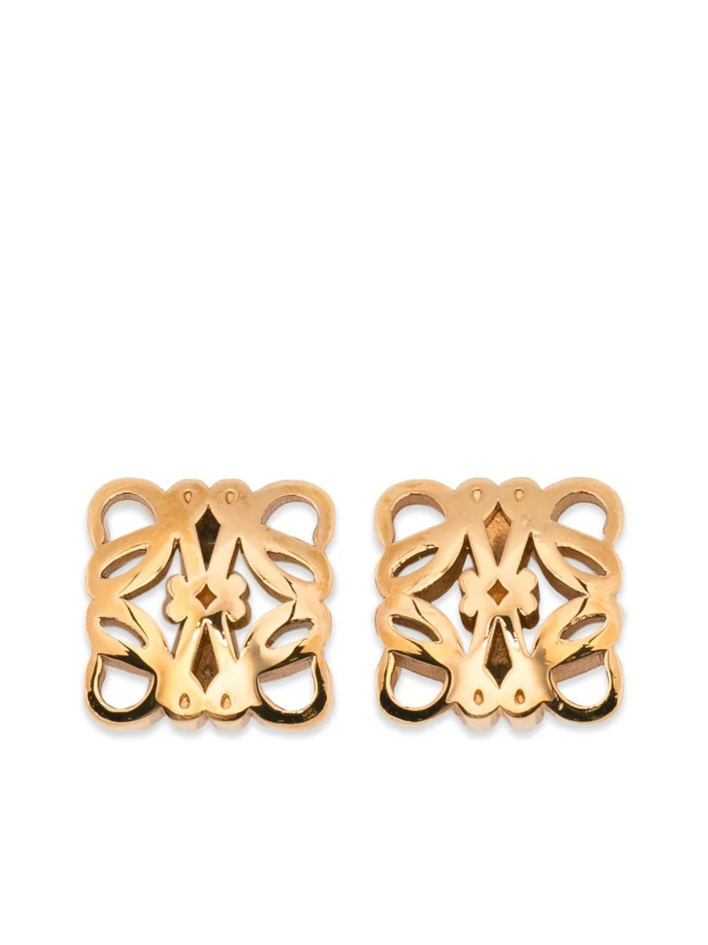Anagram Bombé Stud Earrings by LOEWE