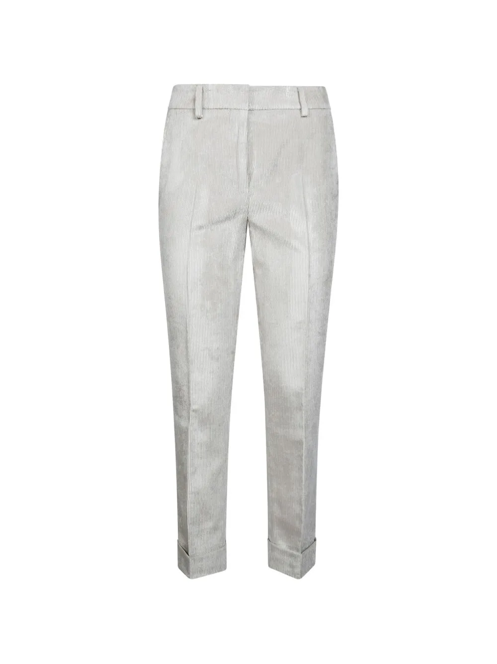 Corduroy Turn-Up Trousers