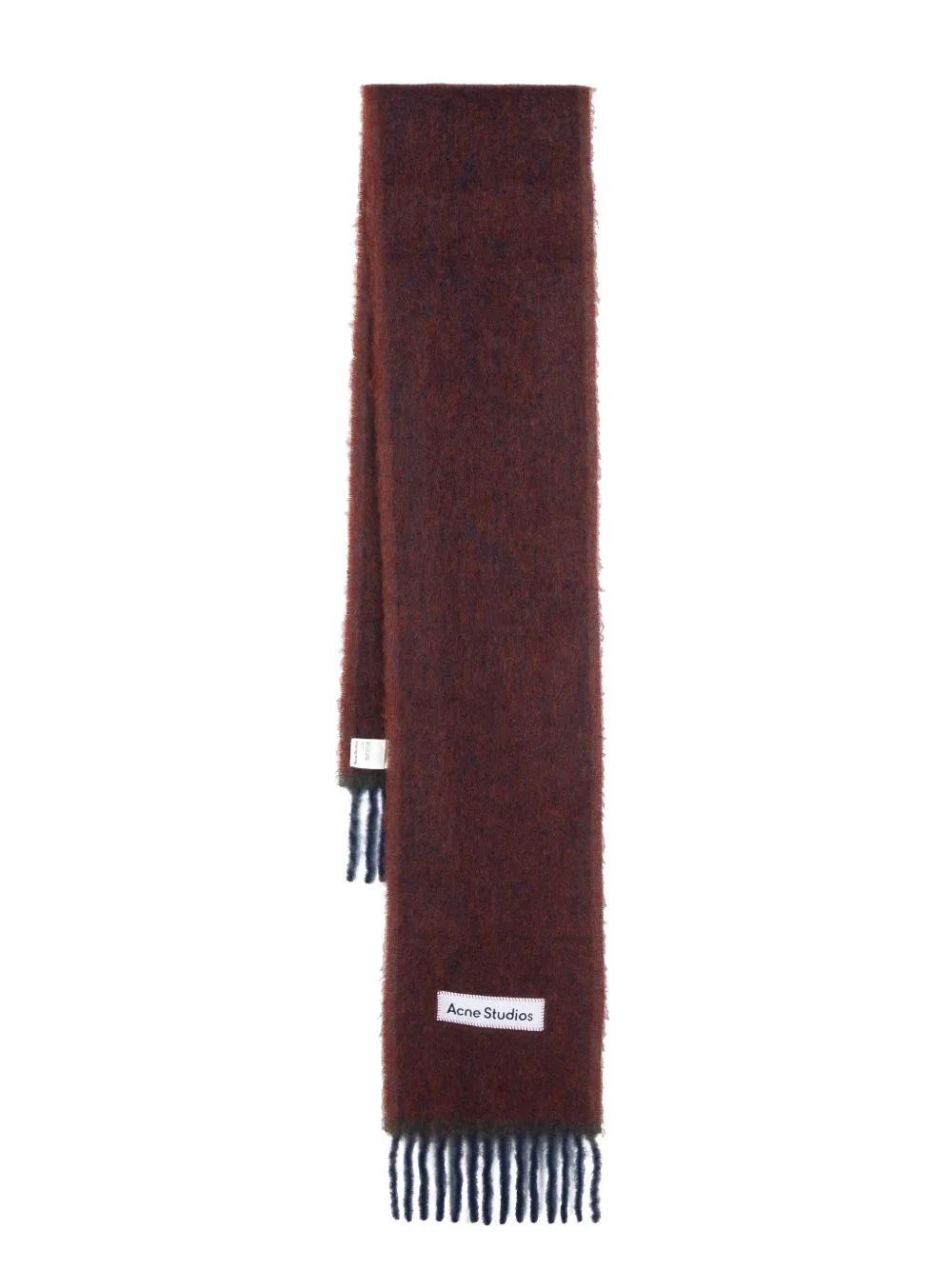 Logo-Appliqué Fringed Scarf by Acne Studios