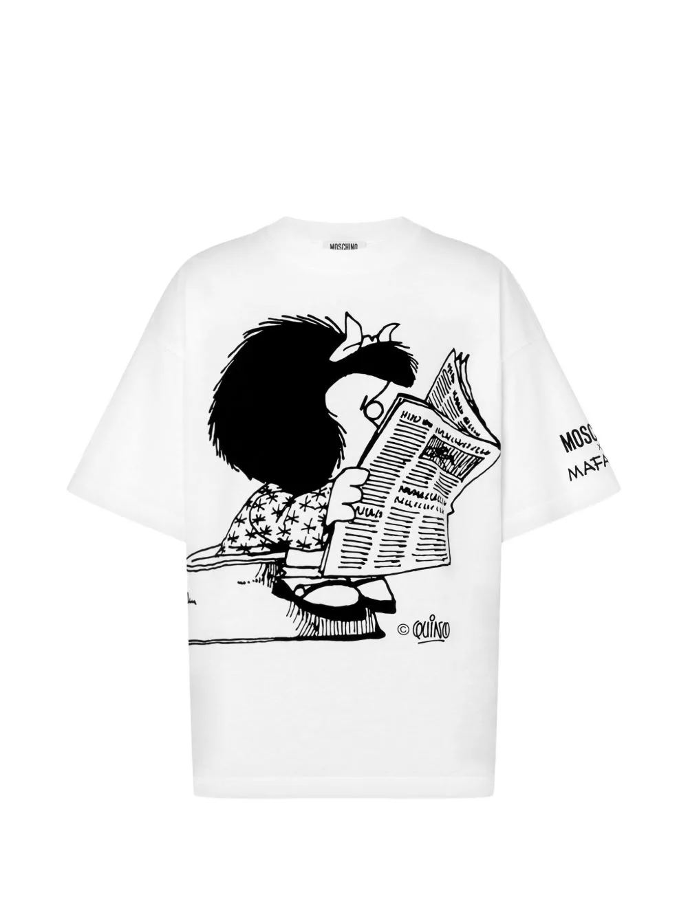 Moschino x Mafalda Short-Sleeves T-Shirt by Moschino
