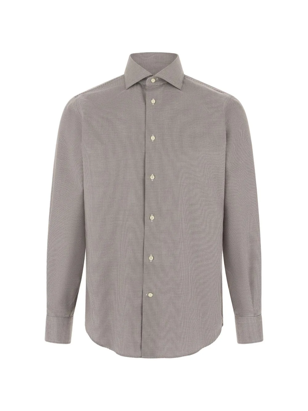 Houndstooth Cotton Shirt Regular-Fit by Boggi Milano
