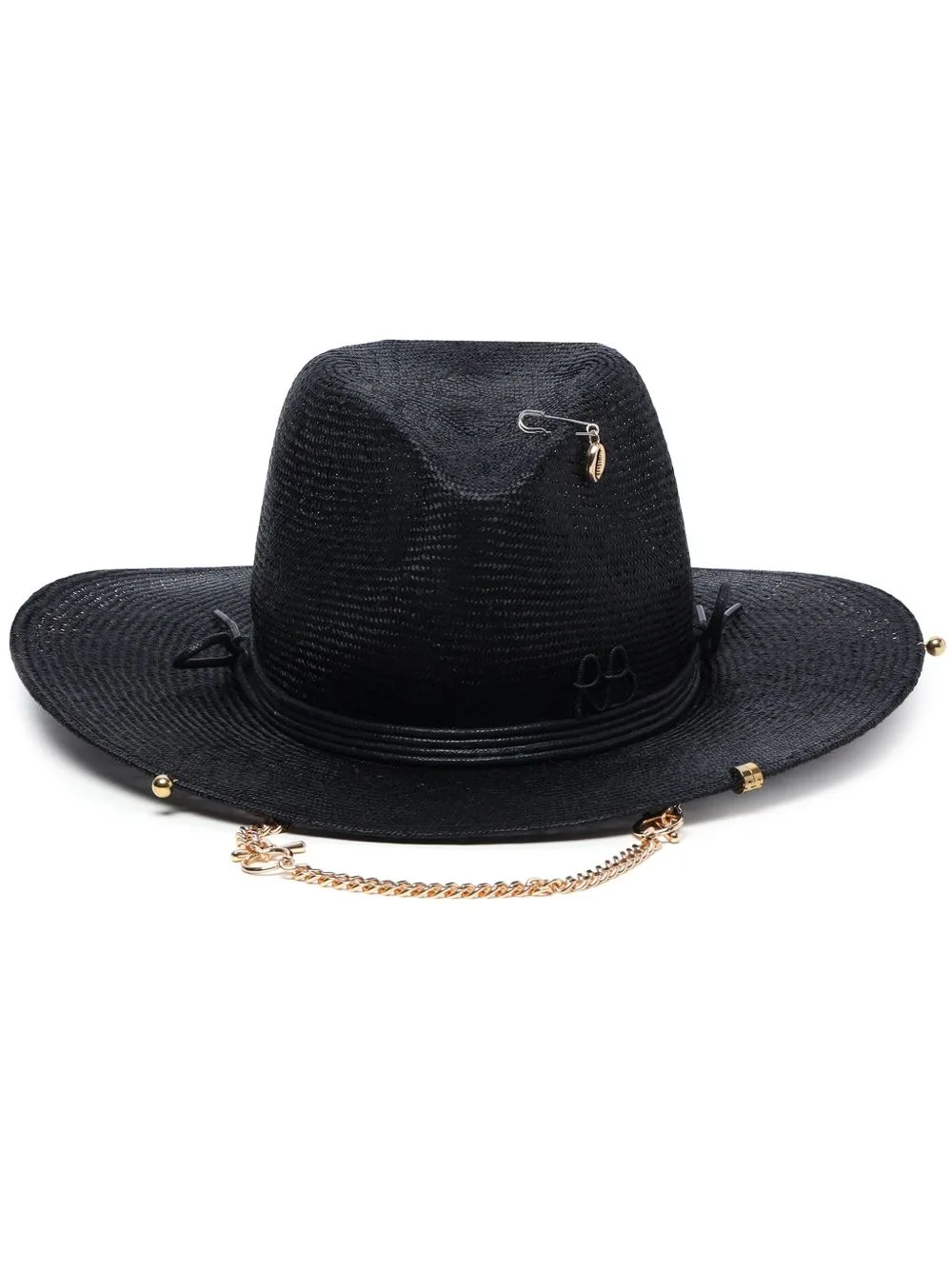 Logo-Embroidered Chain Sun Hat by Ruslan Baginskiy