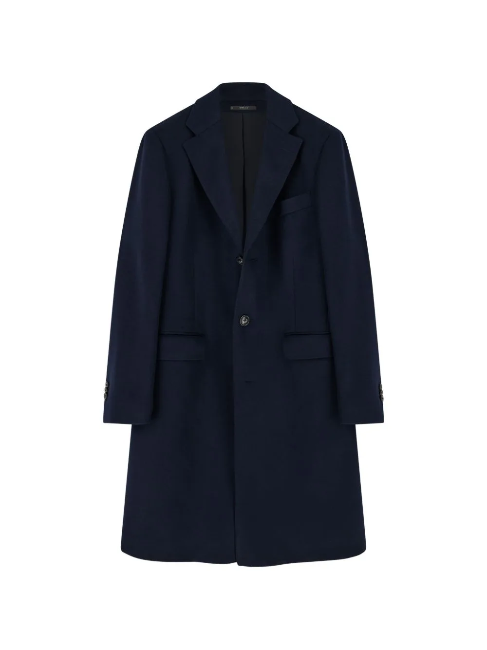 Single-Breasted Wool Coat by Boggi Milano