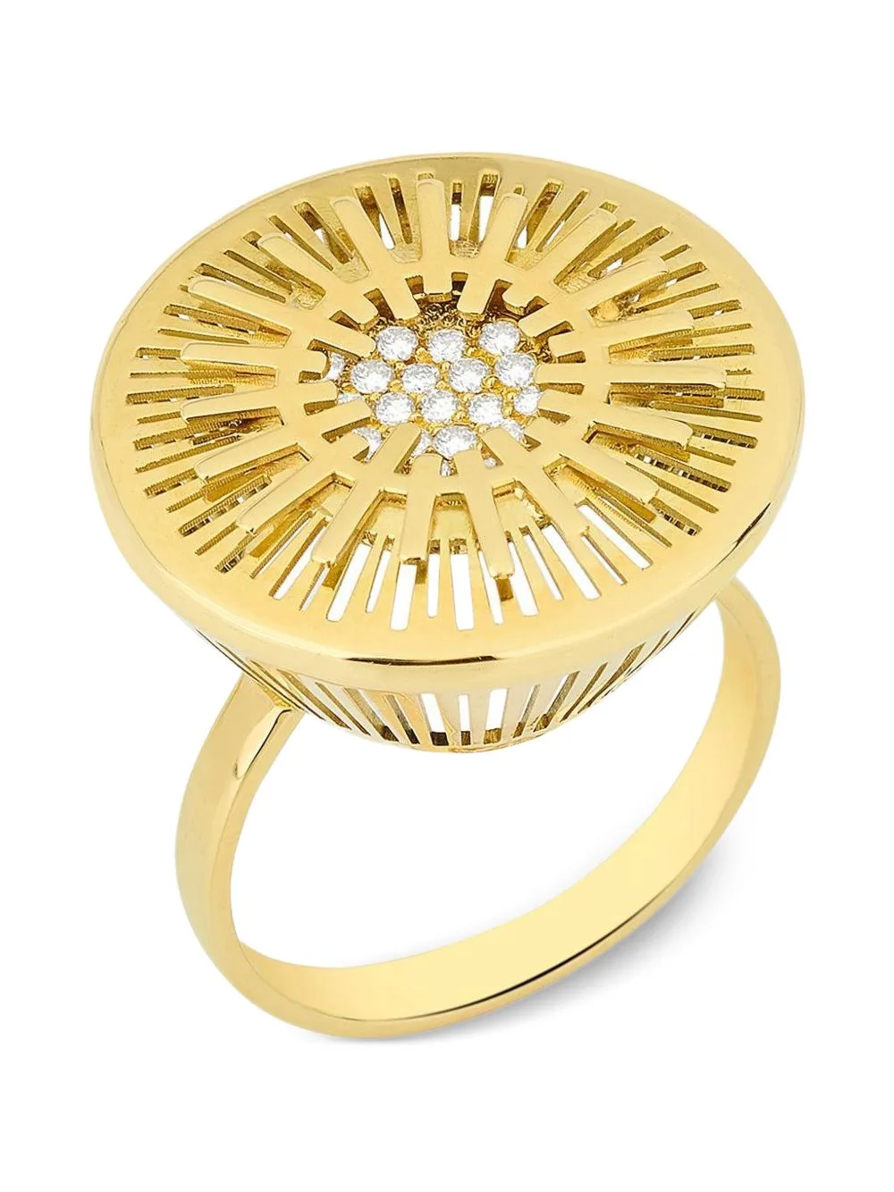 Diamond Statement Ring by Carol Kauffmann