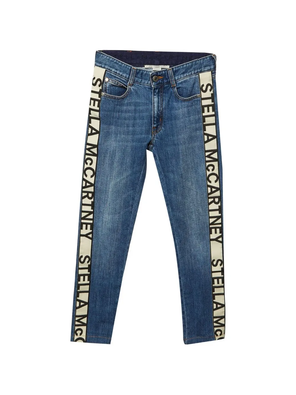 Logo-Tape Skinny Jeans by Stella McCartney Pre-Owned