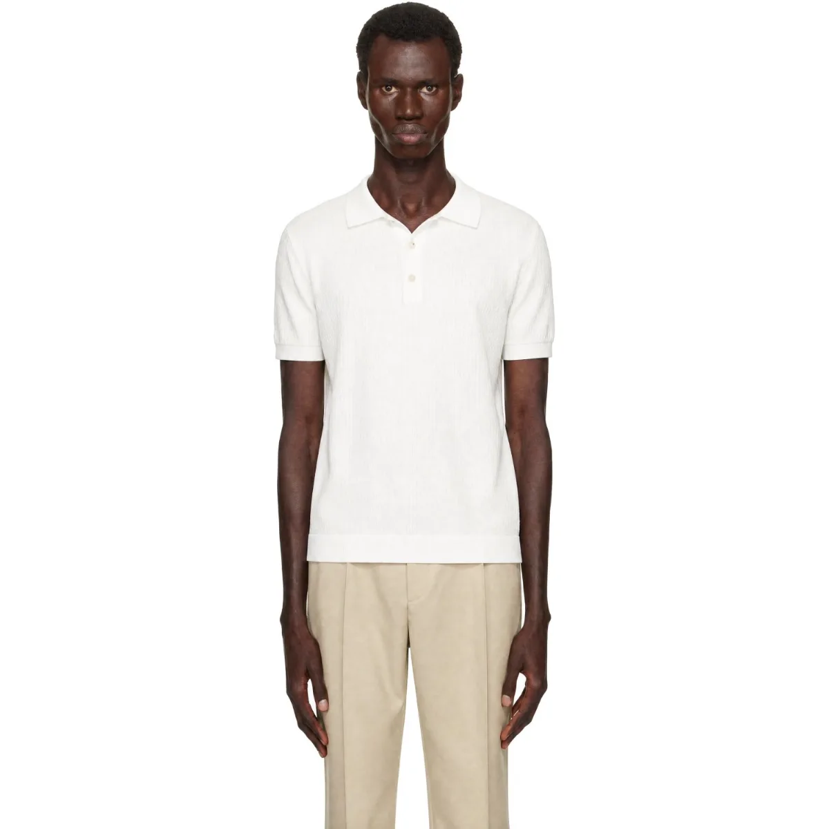 Button Placket Polo by BOSS