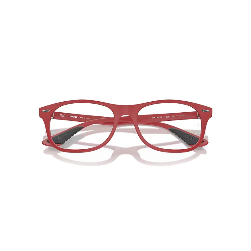 Rb7307m Optics Scuderia Ferrari Collection Eyeglasses Clear Lenses Polarized
