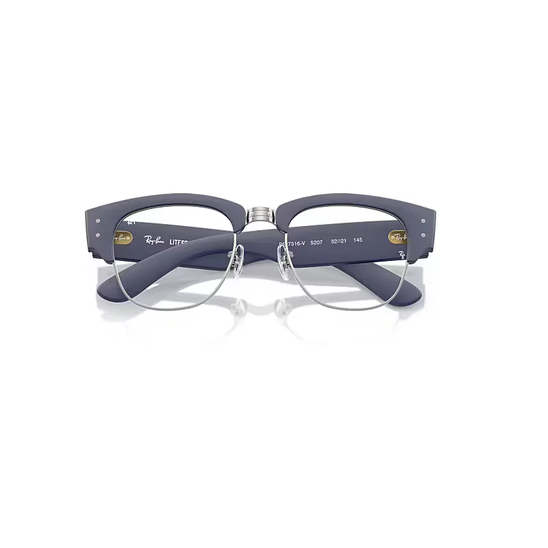 Mega Clubmaster Optics Liteforce Eyeglasses Clear Lenses Polarized by Ray-Ban