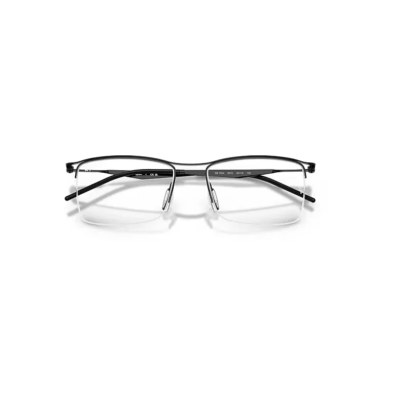 Rb7554 Optics Eyeglasses Black Frame Transparent Lenses Polarized