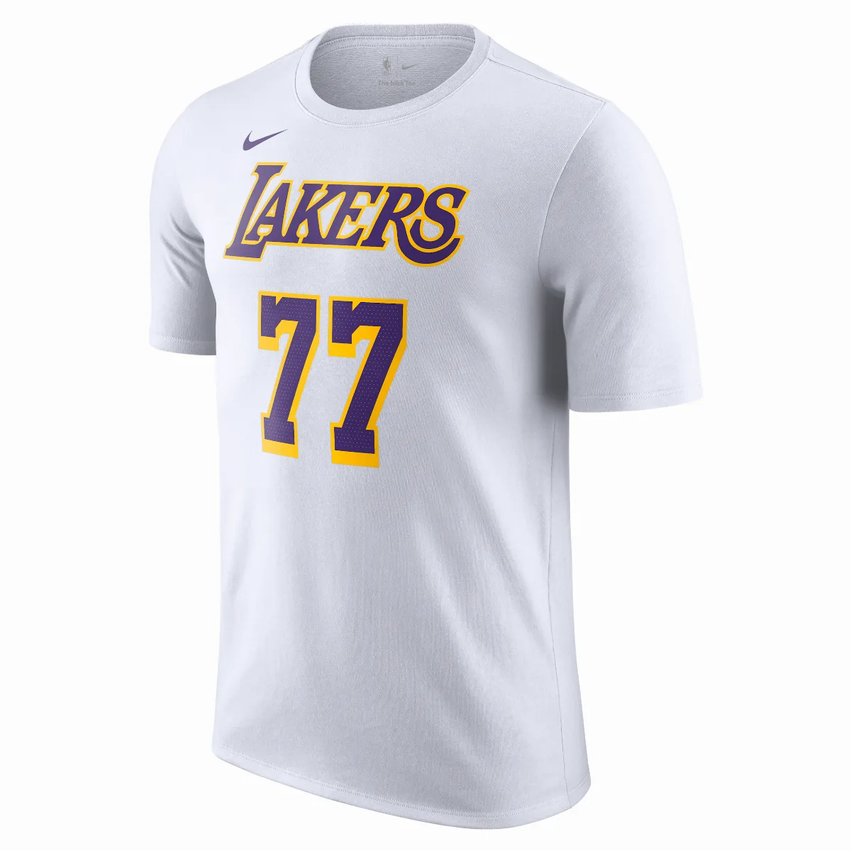 Luka DonÄ iÄ Los Angeles Lakers Association Edition Nike Men's NBA T-Shirt in White by Nike