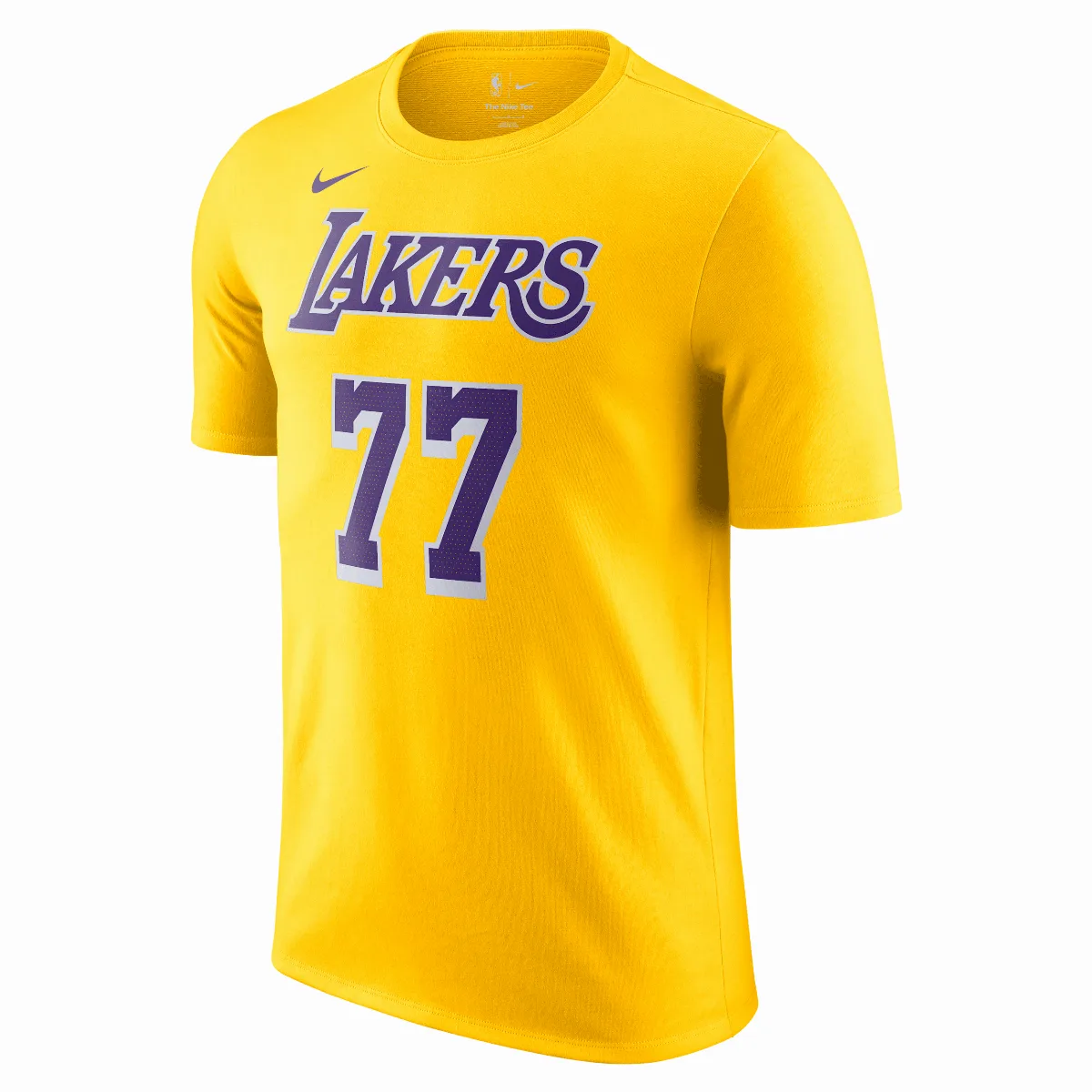 Luka DonÄ iÄ Los Angeles Lakers Icon Edition Nike Men's NBA T-Shirt in Yellow by Nike