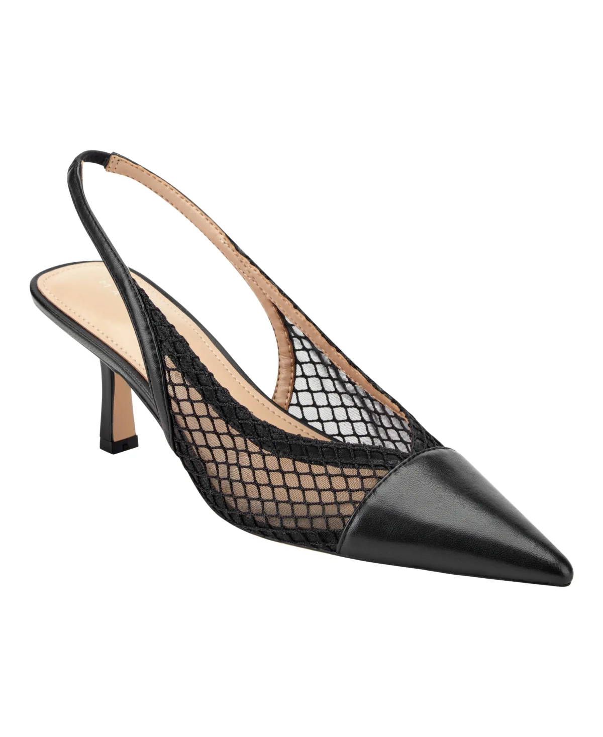 Gipsi Mesh Slingback Kitten Heel Pumps by Marc Fisher Ltd