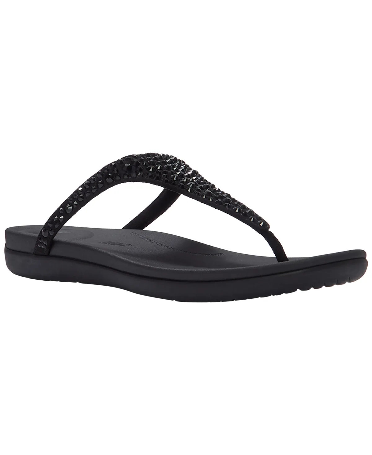 Solay Mixed-Crystal Wedge Sandals