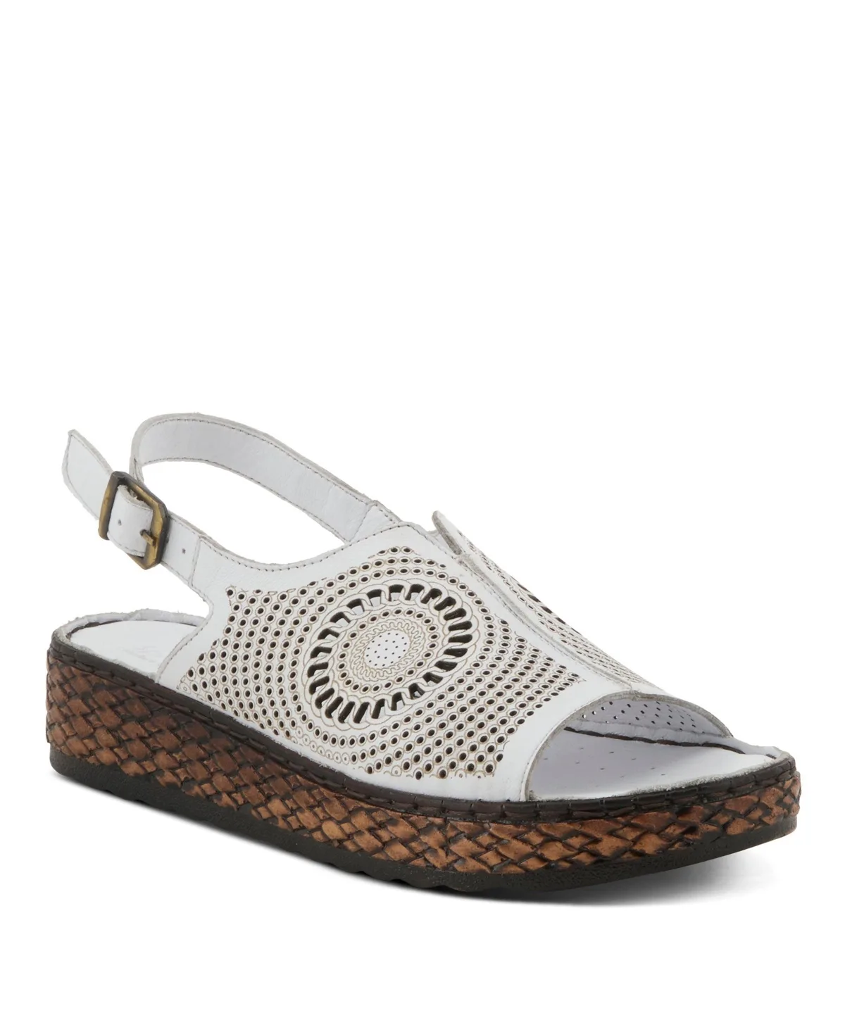 Cordero Slingback Sandal with Leather Upper by Spring Step