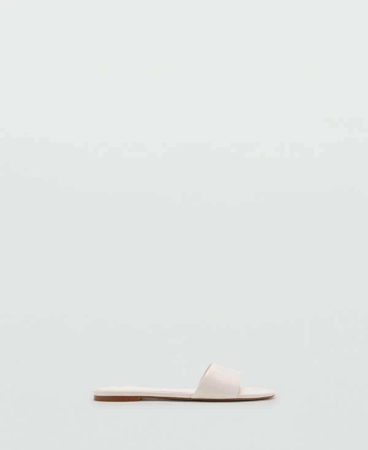 Flat Leather Sandals by Mango