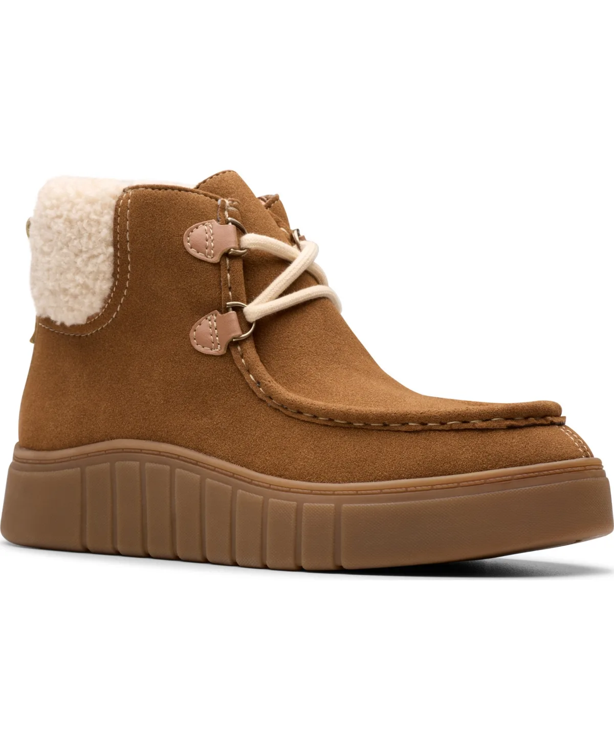 Mykah Izzy Cozy Lace-Up Booties by Clarks
