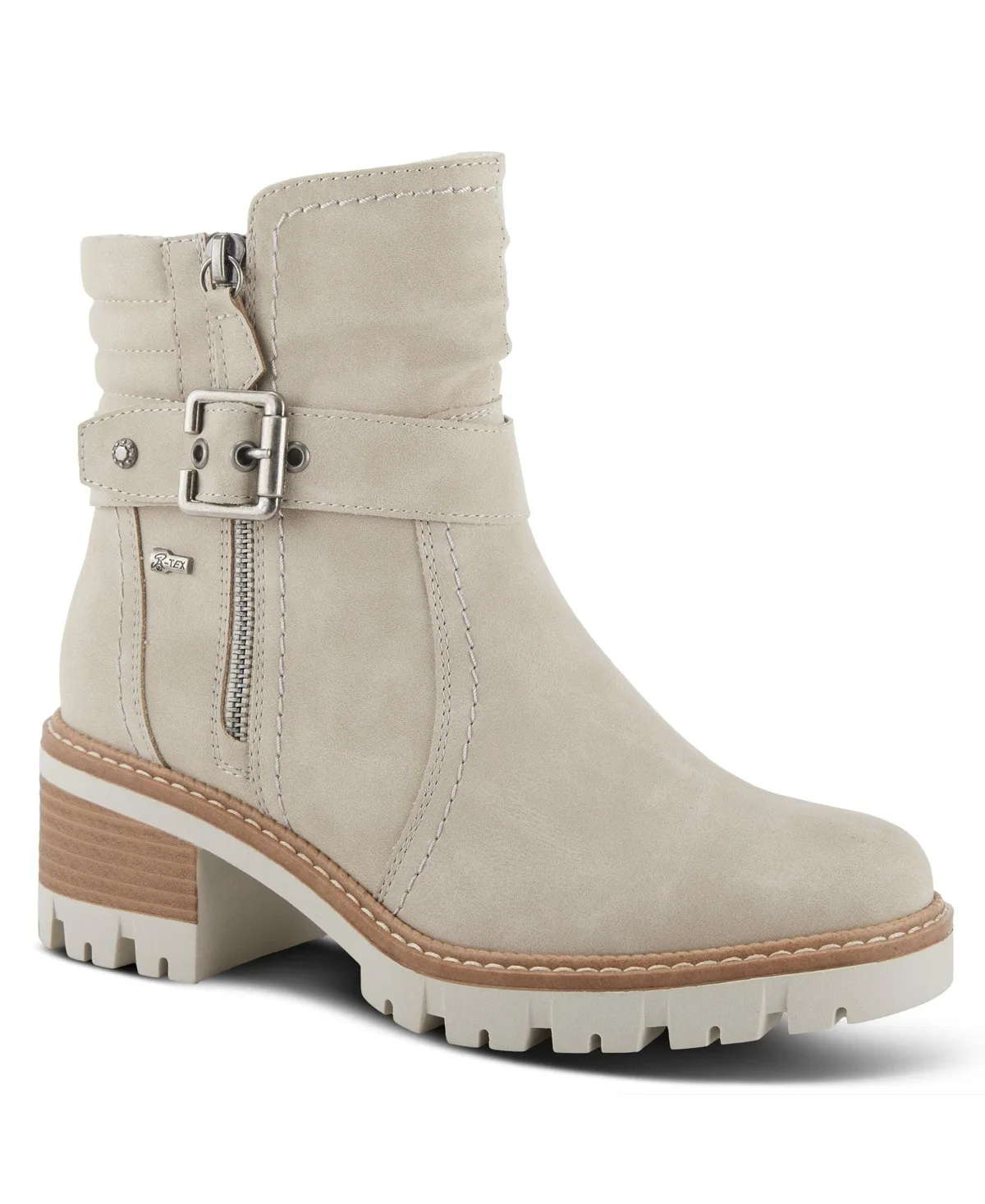Smokies Lug Sole Booties with Buckle Accent and Water-Resistant Finish