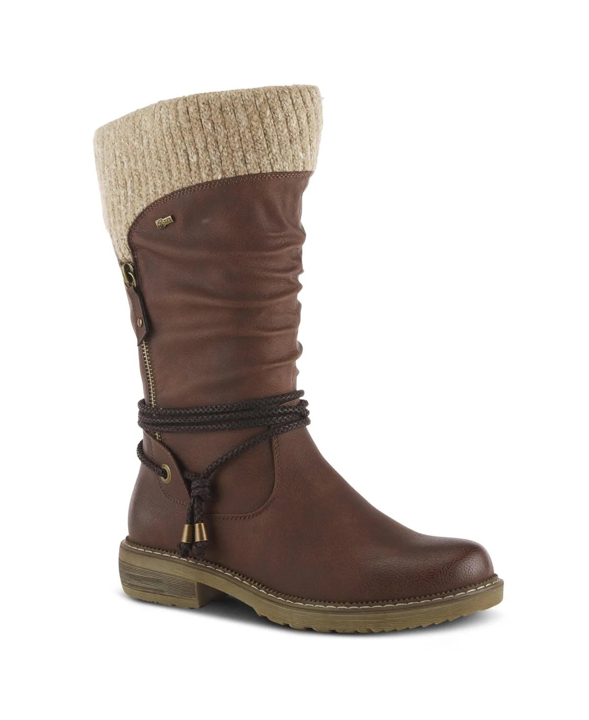 Acaphine Water-Resistant Booties with Faux Shearling Lining by Spring Step