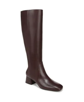 Porter Knee High Zipper Boots Regular Wide Calf