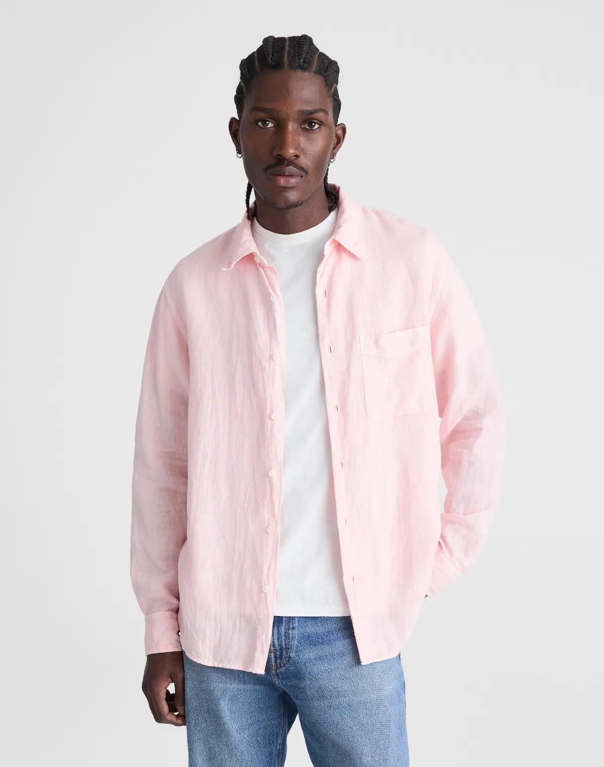 Button-Up Shirt in Linen by MW