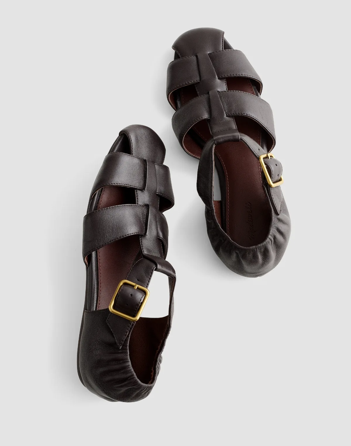 The Greta Fisherman Sandal in Leather by MW