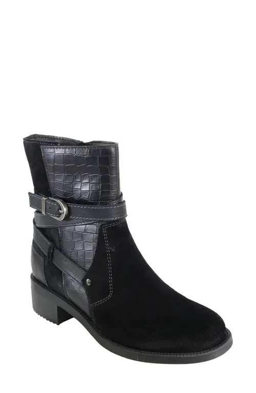 Spenser Leather Bootie by David Tate