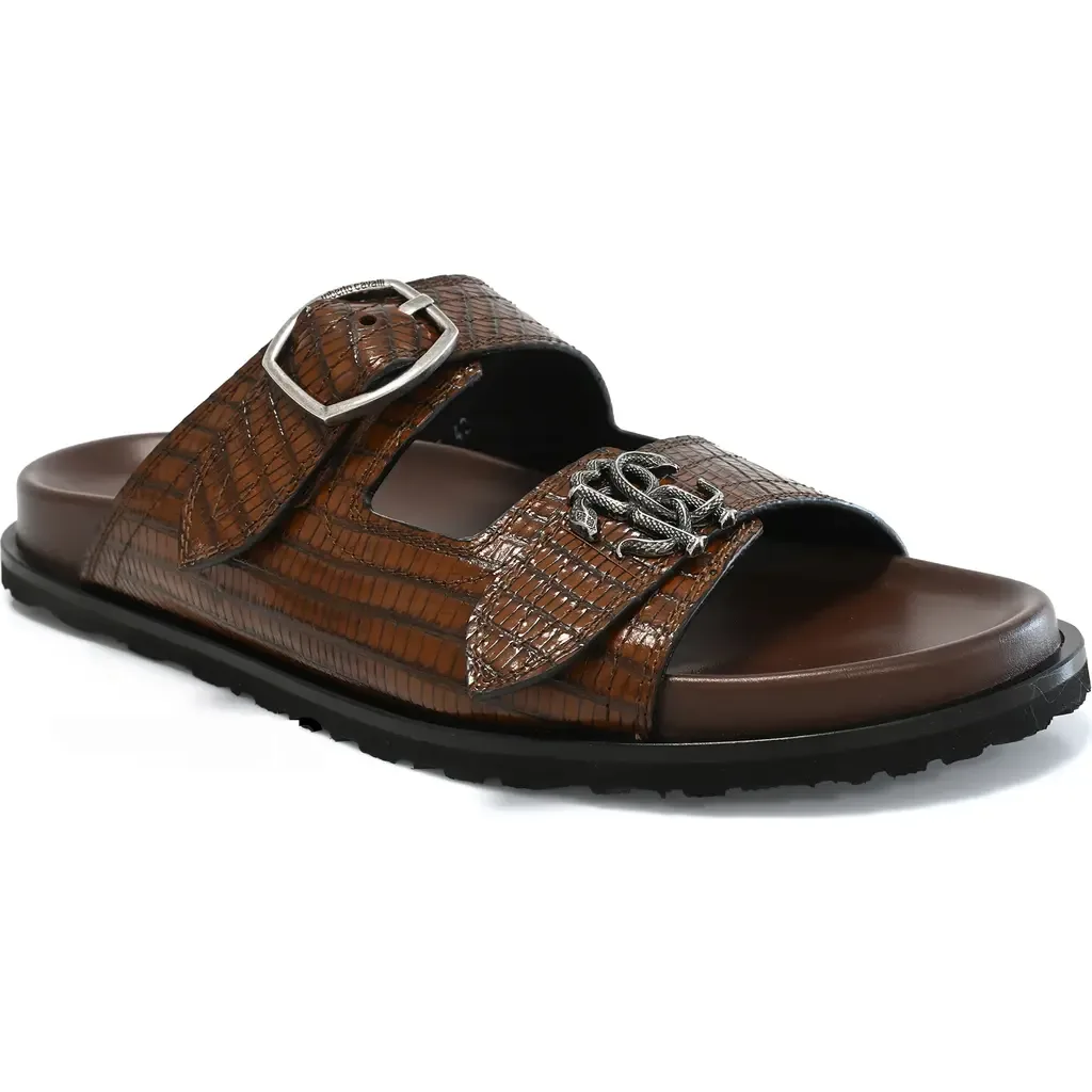 Double Strap Slide Sandal by Roberto Cavalli