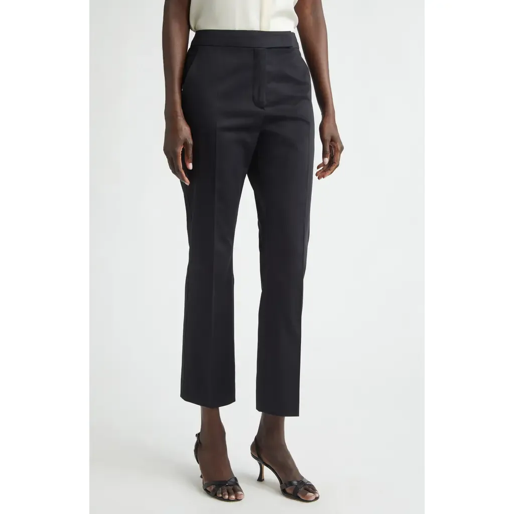 Okra Crop Straight Leg Pants by Max Mara
