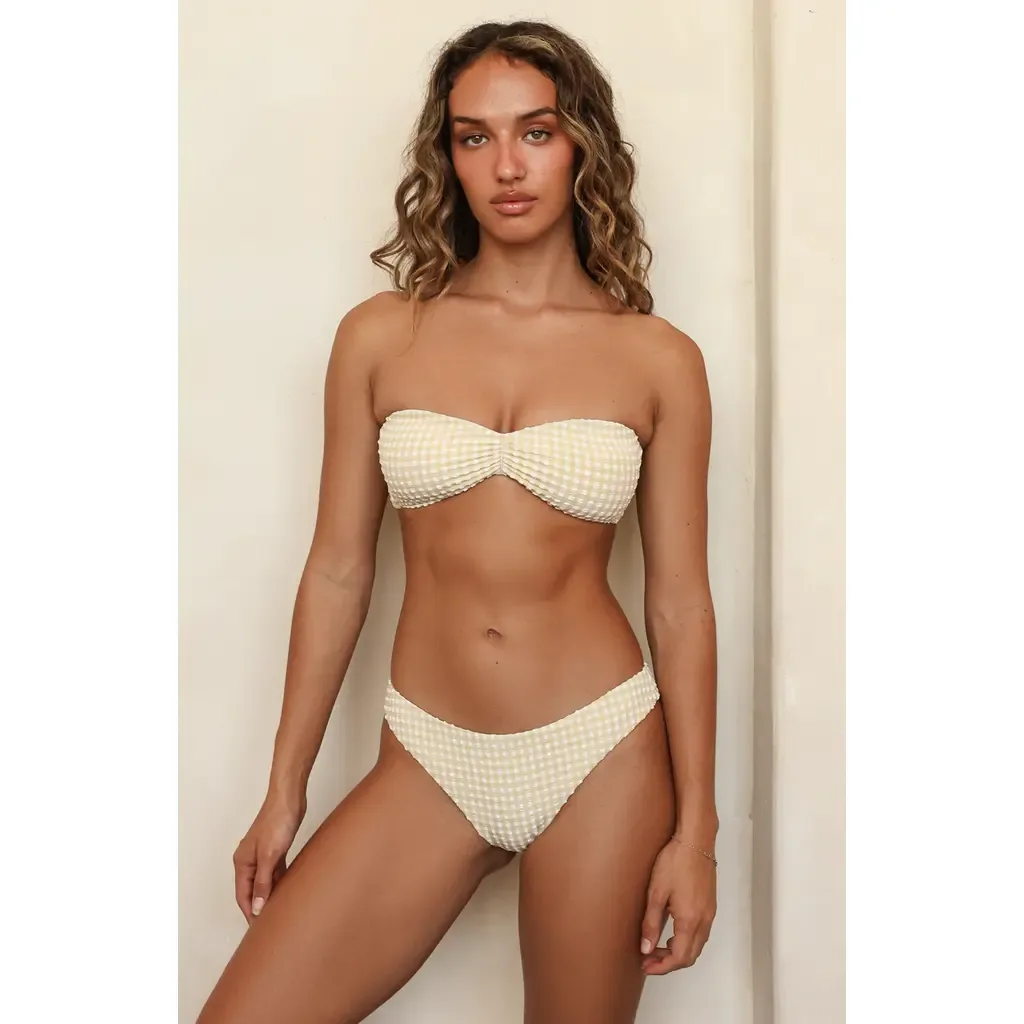Hudson Bandeau Bikini Top by Dippin Daisys