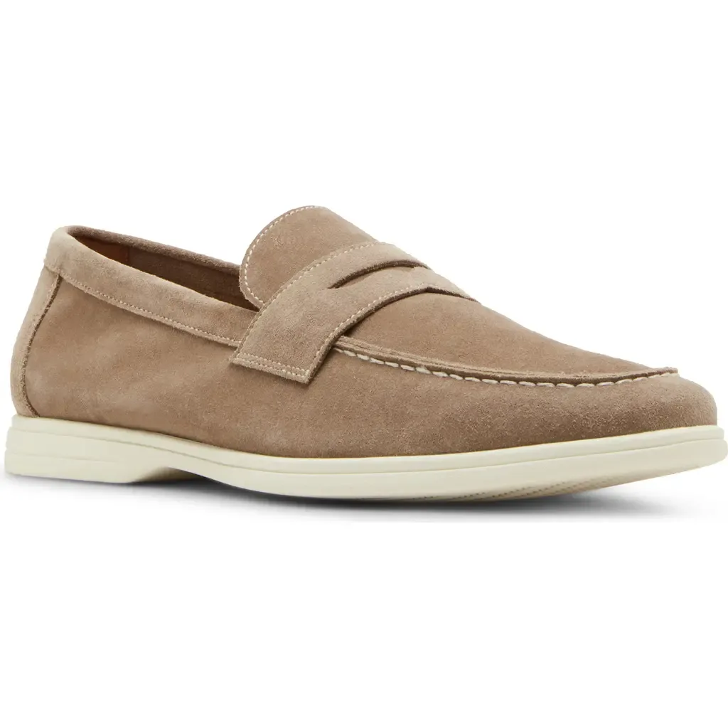Laguna Penny Loafer in Blue Suede