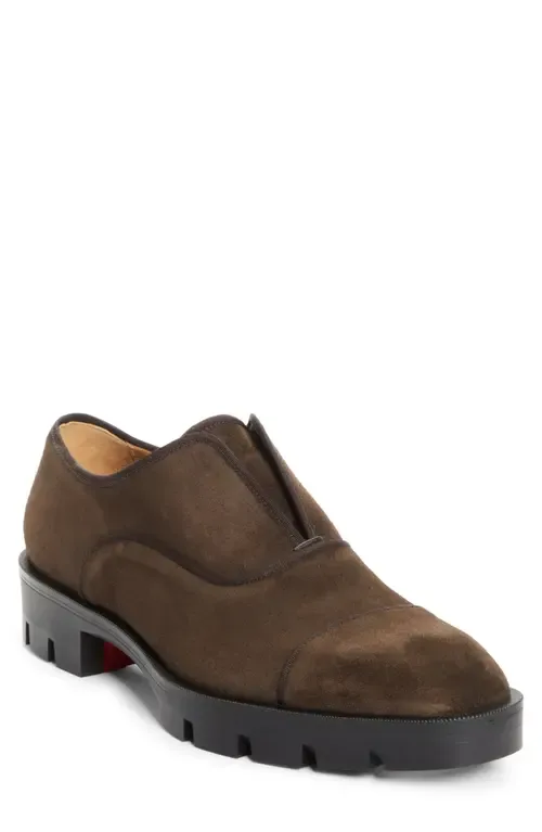 Alpha Lion Cap Toe Slip-On by Christian Louboutin