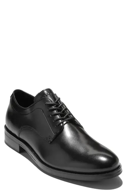 Dean Plain Toe Leather Derby by Cole Haan
