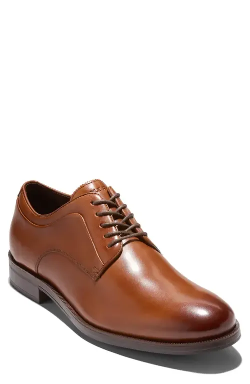 Dean Plain Toe Leather Derby