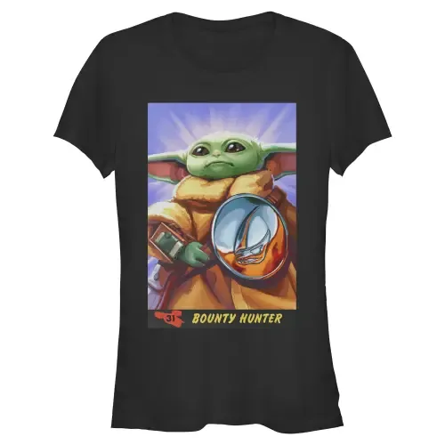 The Child Bounty Hunter Comic Art Short Sleeve Graphic T-Shirt by Star Wars: The Mandalorian and Grogu