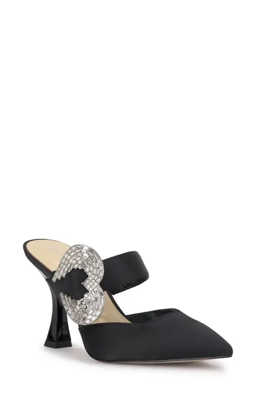 Favica Embellished Satin Slide Mule by Jessica Simpson
