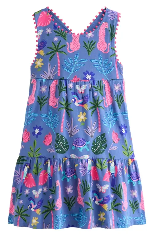 Cross Back Cotton Jersey Dress by Mini Boden